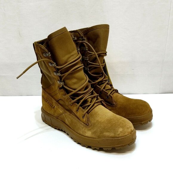 Belleville C290 Ultralight Combat Training Boot Sz 7R Vibram Outsole Coyote Brn - Picture 2 of 9